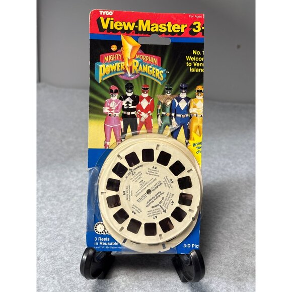 Tyco View-Master 3D Reels Mighty Morphin Power Rangers No.1 1994 Collectible Vin - Picture 5 of 5